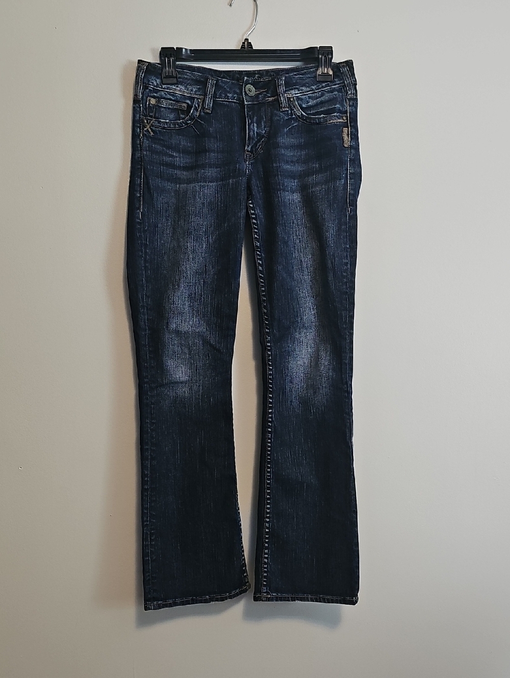 Silver Jeans Toni Dark Indigo Flare Jeans